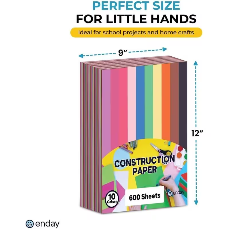 Construction Paper 600 Sheets