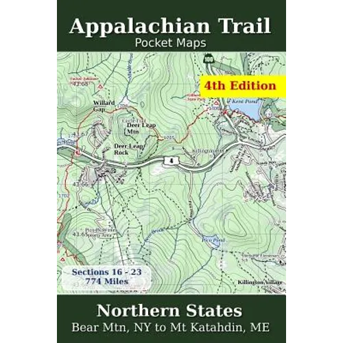 Appalachian Trail Pocket Maps - Northern States