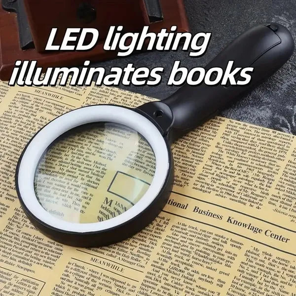 The Handheld Magnifying Glass With Light