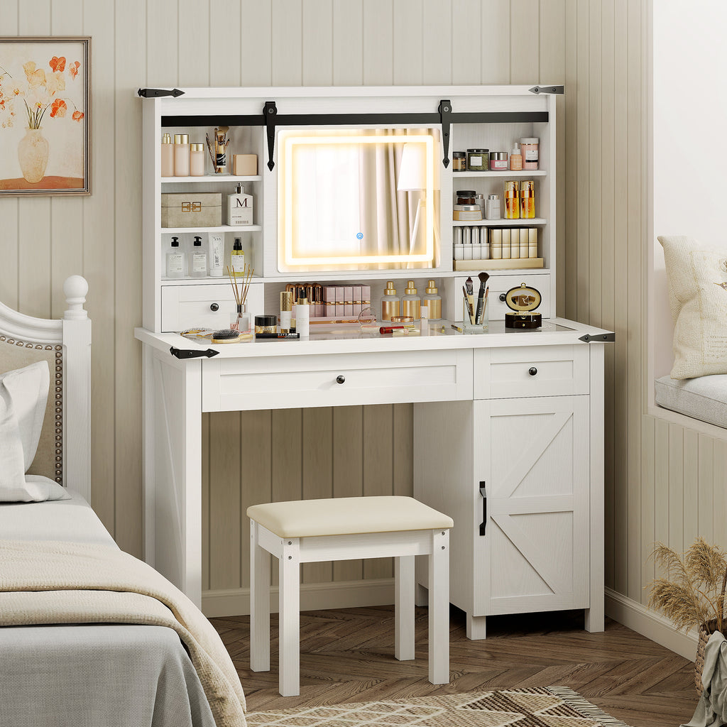 Multi-Use Desk With Stool
