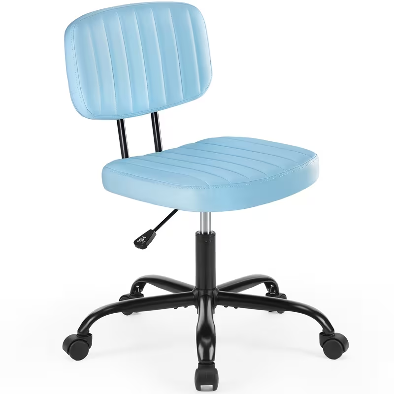 Adjustable Height Armless Office Desk Chair