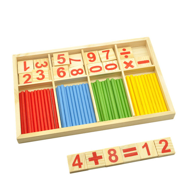 Wooden Montessori Math Learning Aid