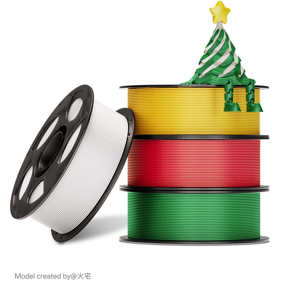 Anycubic Filament Bundle 4 Pack Christmas Colors PLA Silk