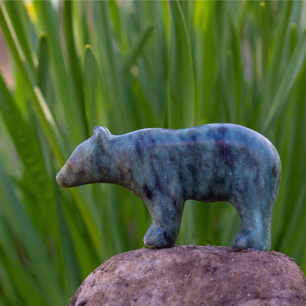DIY Bear Soapstone Carving Kit for Kids