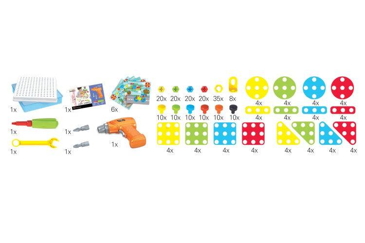 CREATE, DRILL & BUILD STEAM Activity Set Develop hand-eye coordination, along with fine and gross motor skills