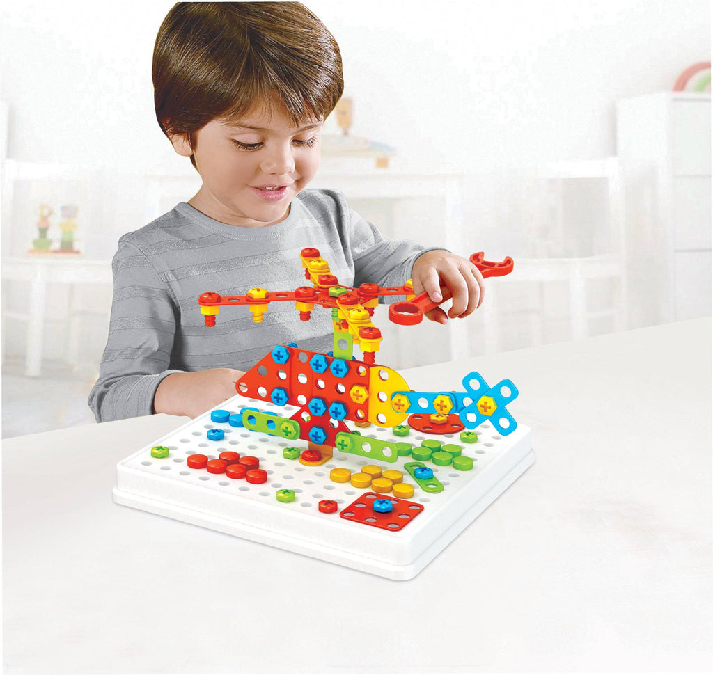 CREATE, DRILL & BUILD STEAM Activity Set Develop hand-eye coordination, along with fine and gross motor skills