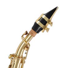 EASTROCK Bb Curved Soprano Saxophone Golden for Beginners Students