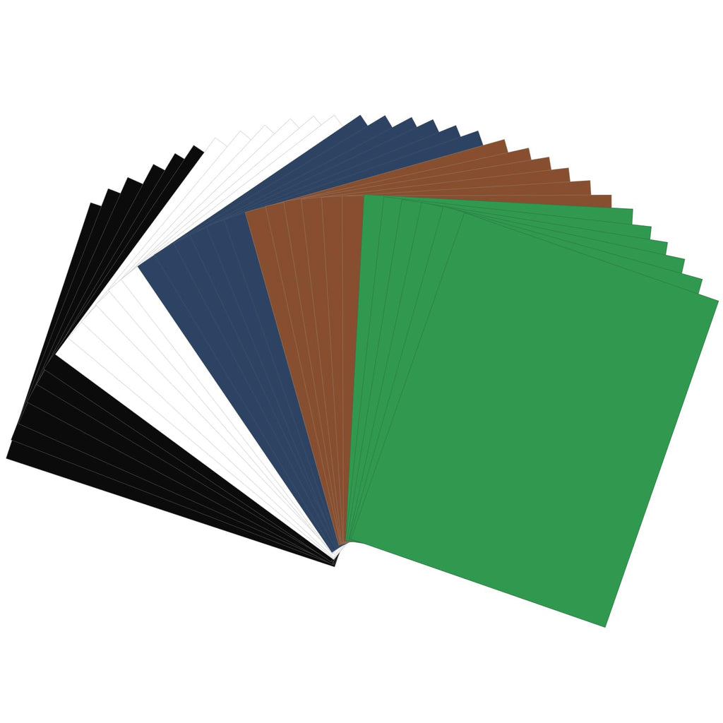 JULBEAR 30 Sheets Colored Cardstock, 5 Football Colors