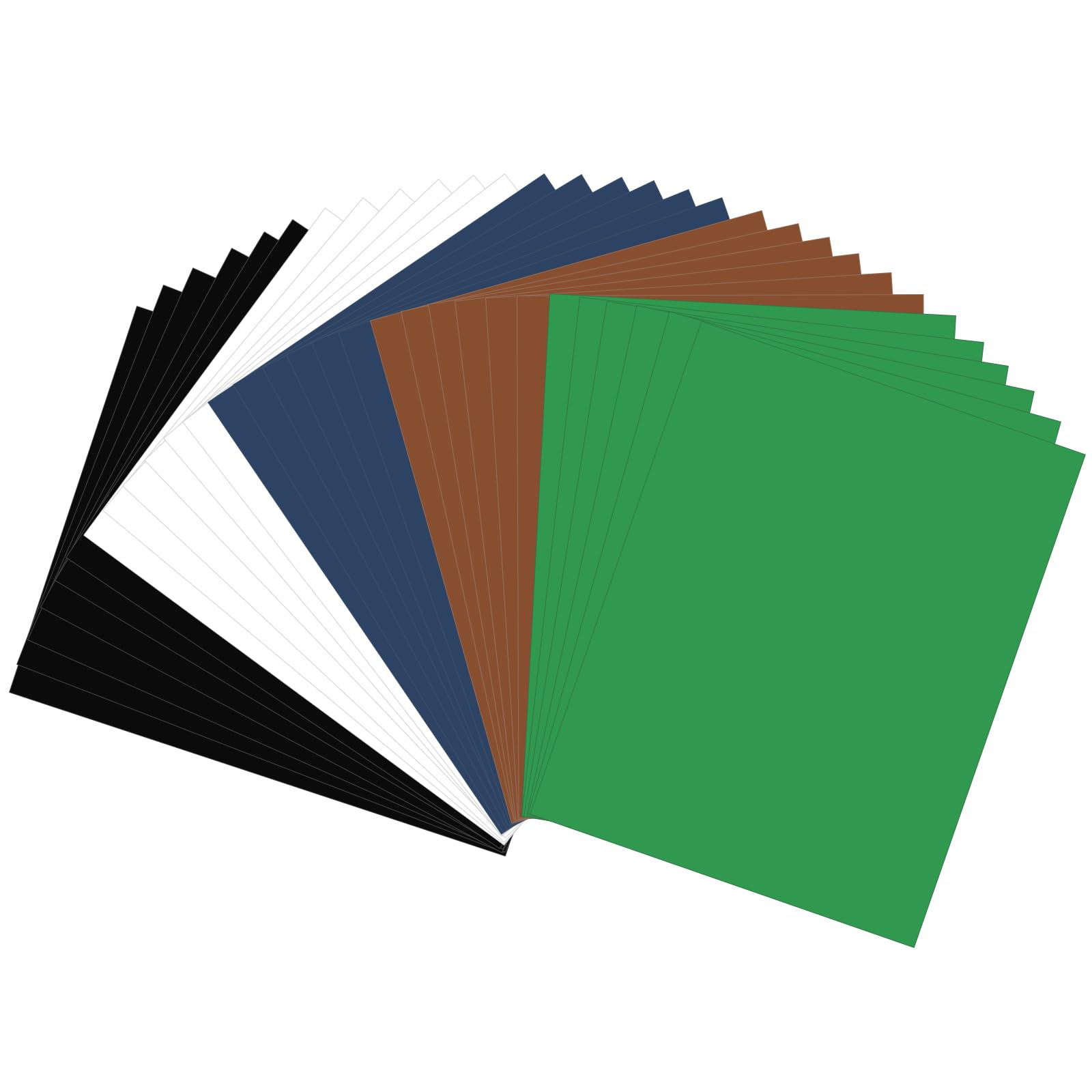 JULBEAR 30 Sheets Colored Cardstock, 5 Football Colors