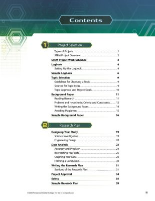 9th Grade STEM Project Guide | Teacher Key | Used Like New