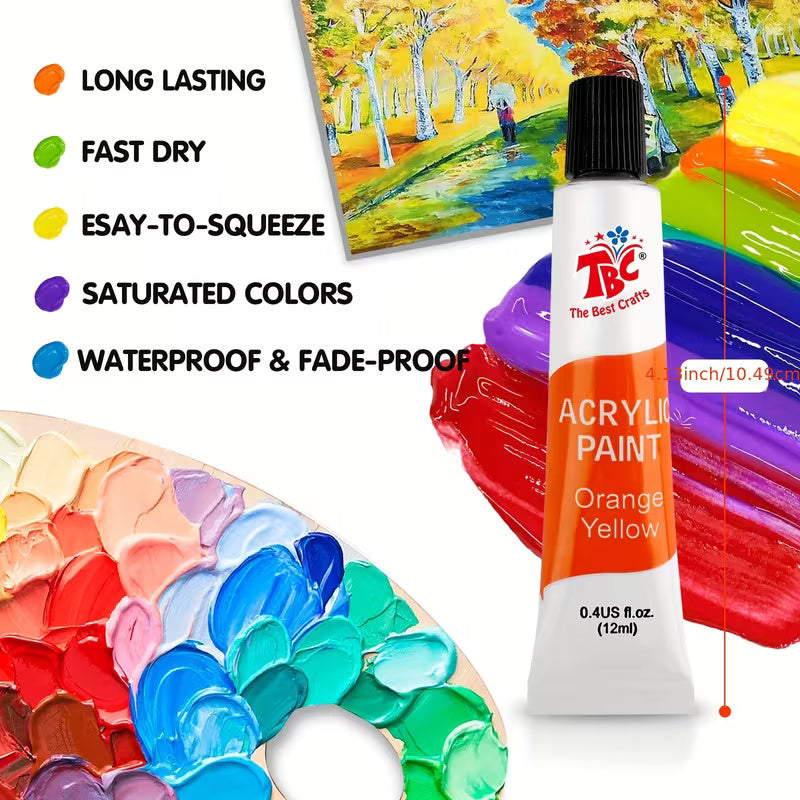 Acrylic Paint Set 12pcs