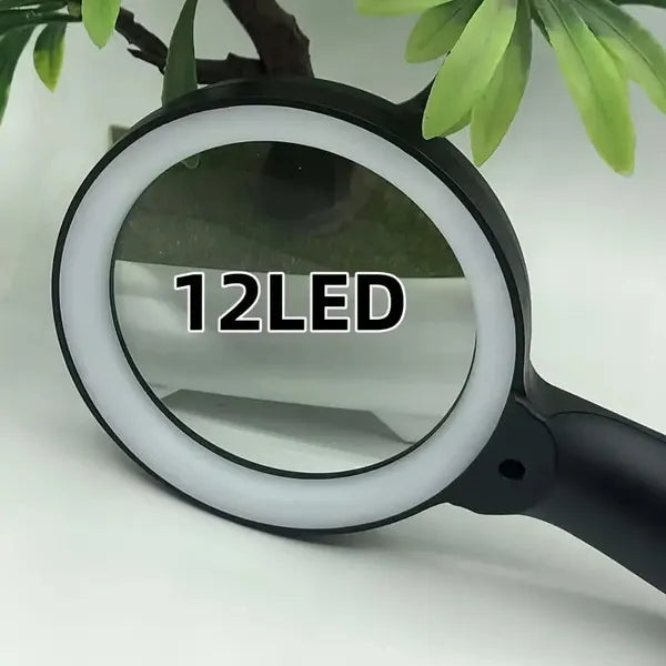 The Handheld Magnifying Glass With Light