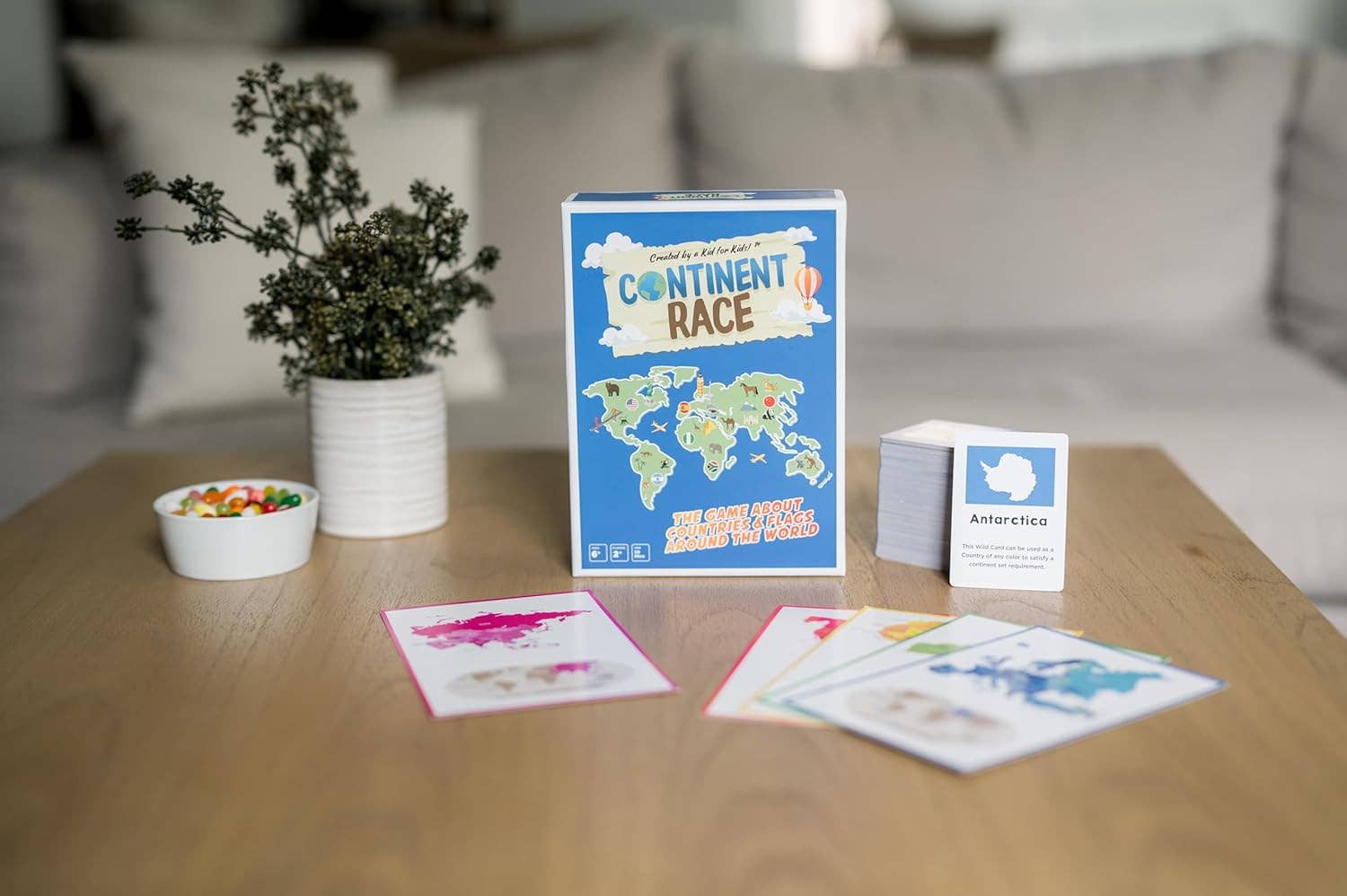CONTINENT RACE: Geography Educational Game for Kids