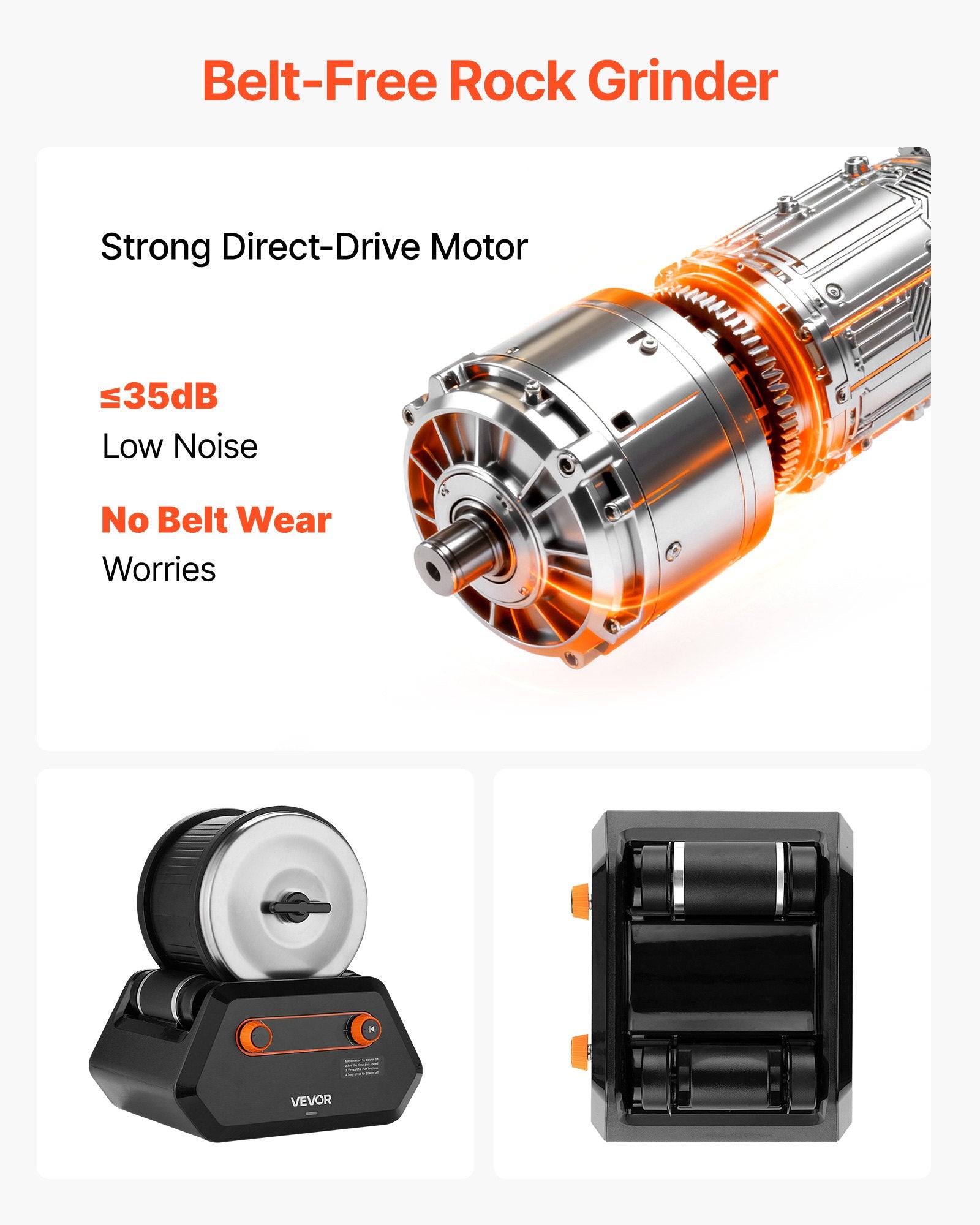 Rock Tumbler Kit, 3 Lbs Rock Polishing Kit