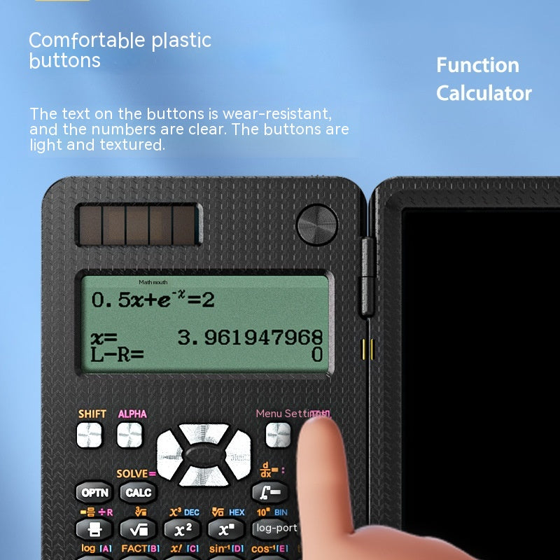 2 In 1 Foldable Scientific Calculator Handwriting Tablet With Learning Function