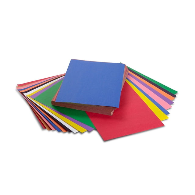 Pack of 6 Assorted Colors Construction Paper 9x12