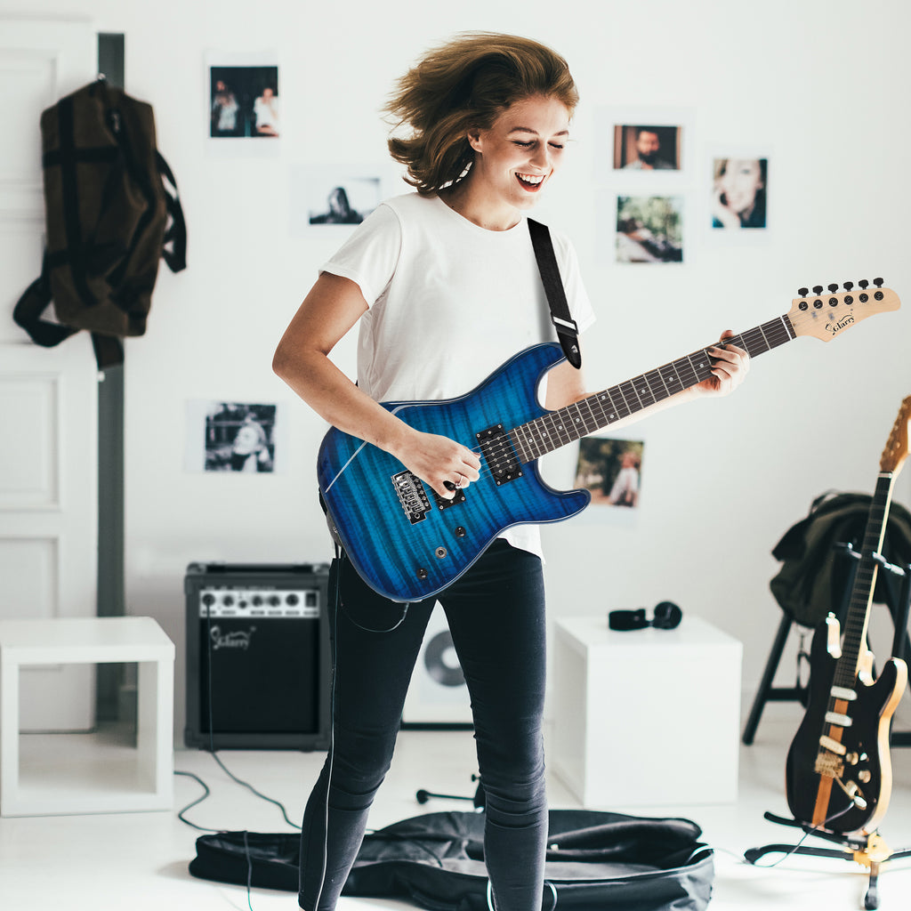 ST Electric Guitar, Speaker Set