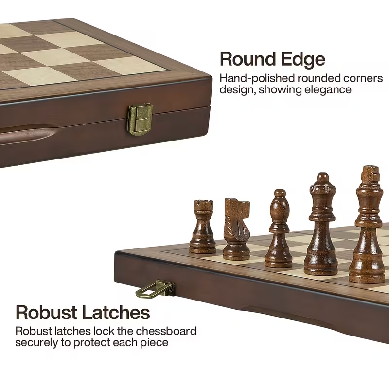 Magnetic Wooden Chess Set