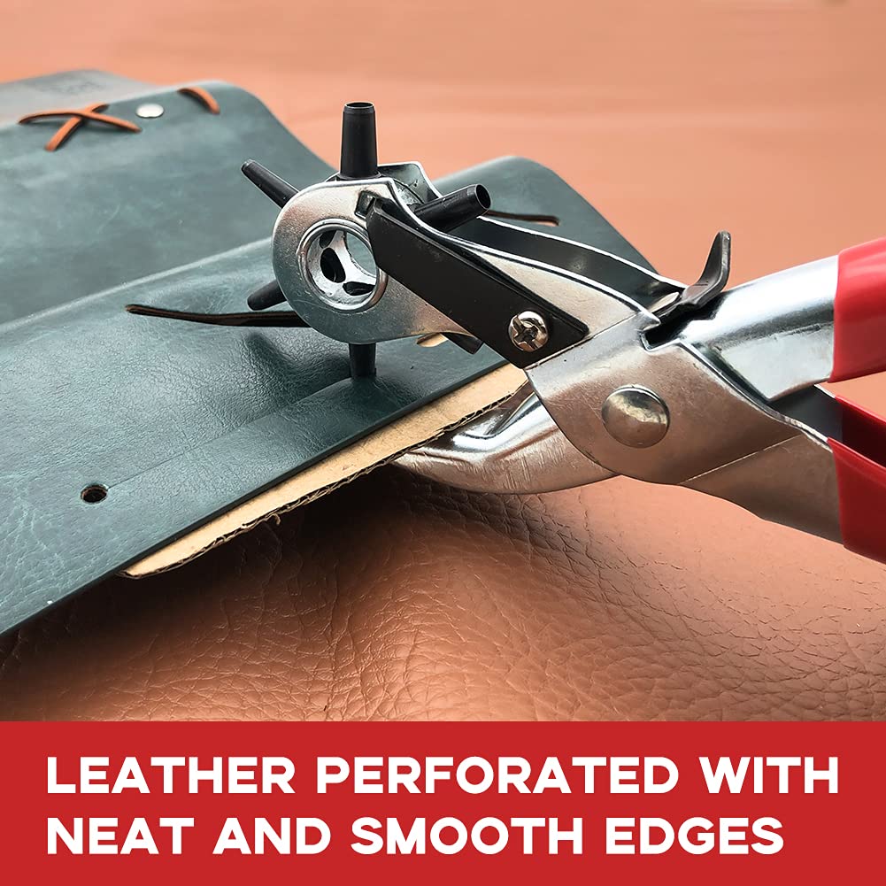 Multi-Functional Industrial Manual Leather Punching Pliers