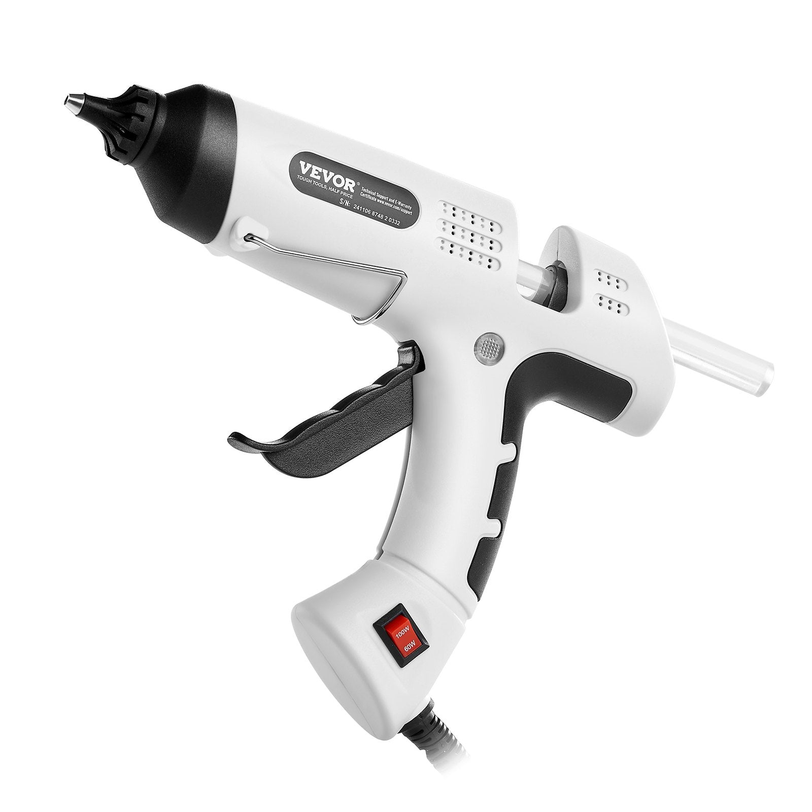 VEVOR Hot Glue Gun, Dual Power, Mini Hot Glue Gun With 20 Premium Glue Sticks And Oxford Cloth Bag