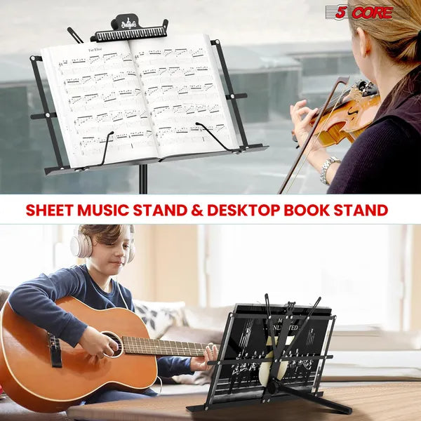 5 Core Music Stand Adjustable