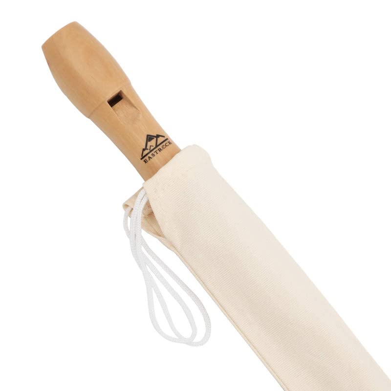 Eastrock 3 Piece Baroque Style Soprano Recorder Instrument C Key with Case