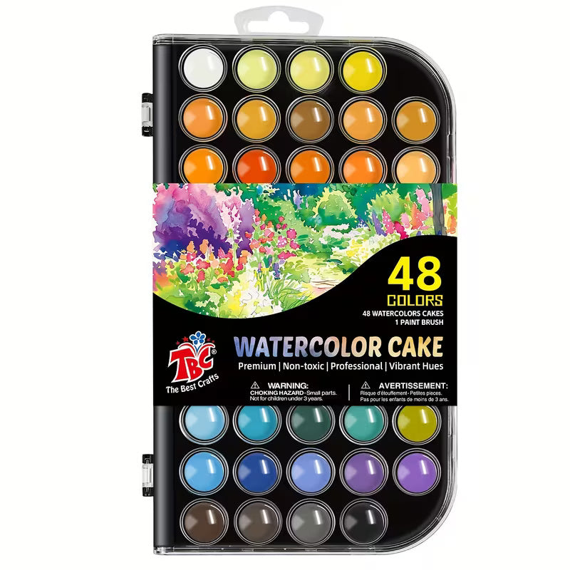 48 Watercolor Paint Set