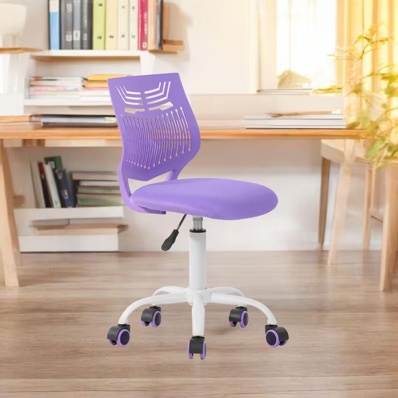 Choose Your Color Pink Green or Purple Height-Adjustable Swivel Student Desk Chair with Mesh Back and Padded Seat (Copy)