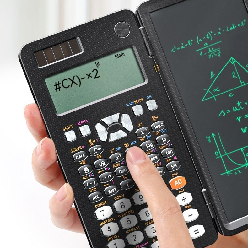 2 In 1 Foldable Scientific Calculator Handwriting Tablet With Learning Function