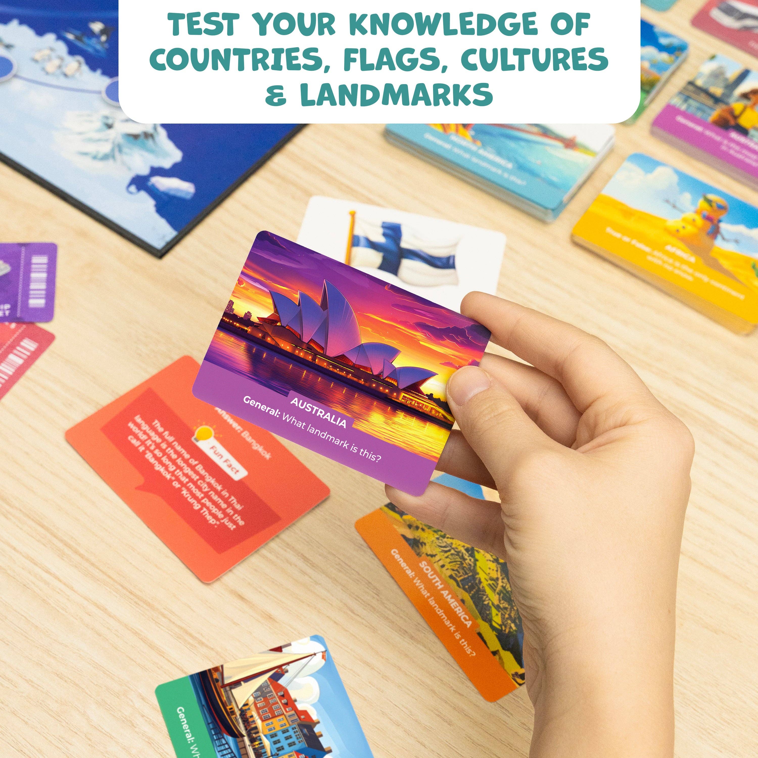 Stamp It! World Tour Geography Board Game