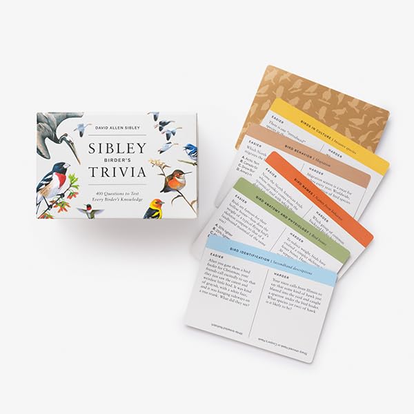 Sibley Birder's Trivia Game – 400 Questions | North American Bird Science & Educational Game