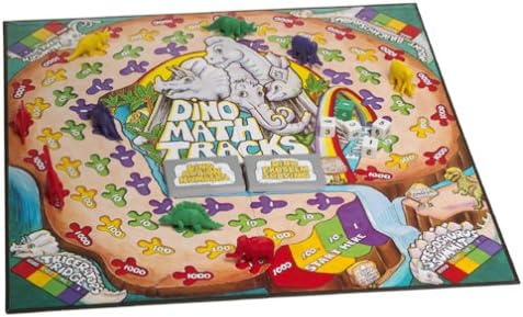 Learning Resources Dino Math Tracks Game