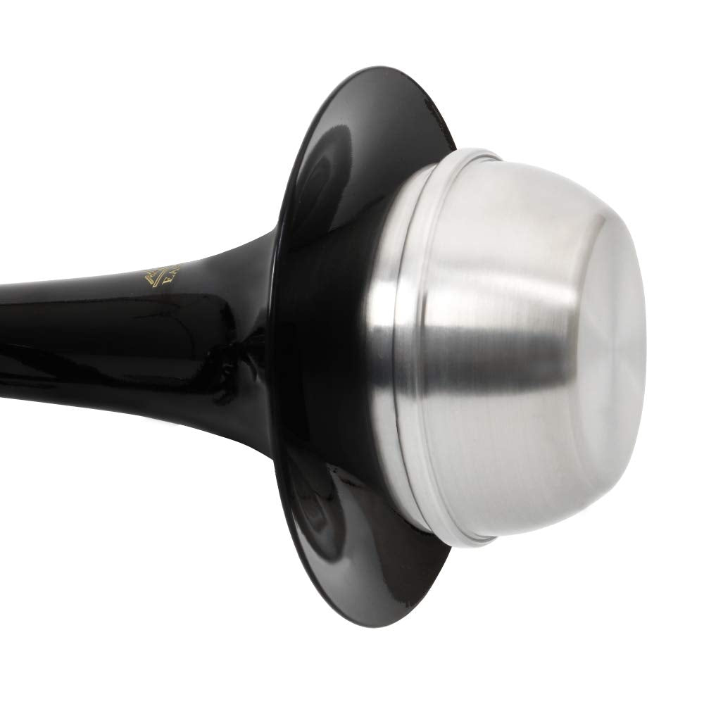 EASTROCK Trumpet Straight Mute Silencer in Aluminum with Rubber Cork