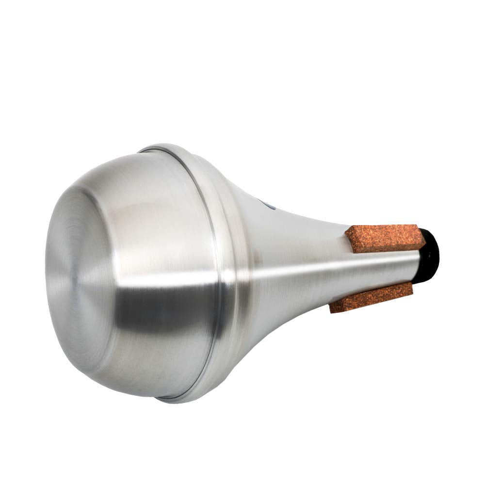 EASTROCK Trumpet Straight Mute Silencer in Aluminum with Rubber Cork