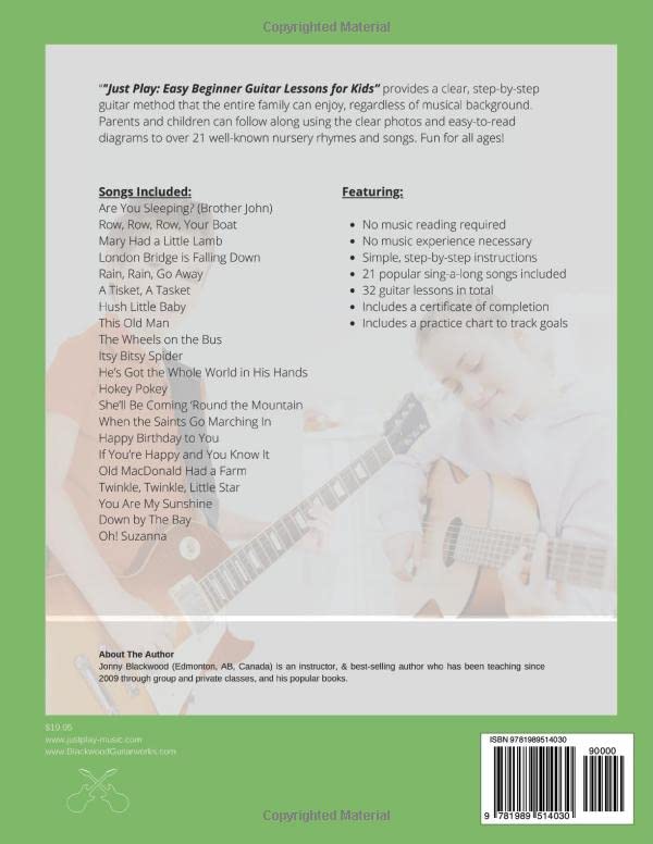 Just Play: Easy Beginner Guitar Lessons for Kids: With Online Videos