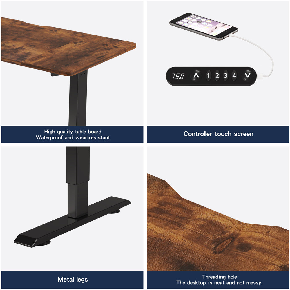 Electric Standing Desk Height Adjustable 55"