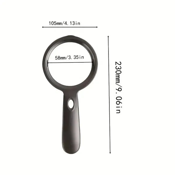 The Handheld Magnifying Glass With Light