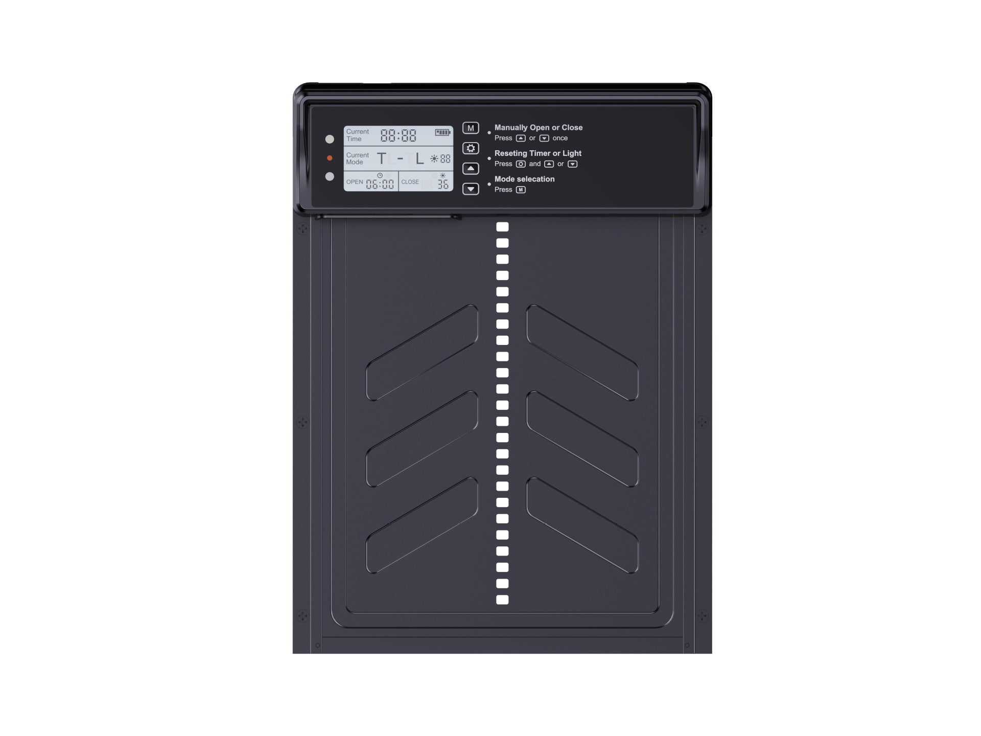 Remote Control Timing Alarm Solar Chicken House Door