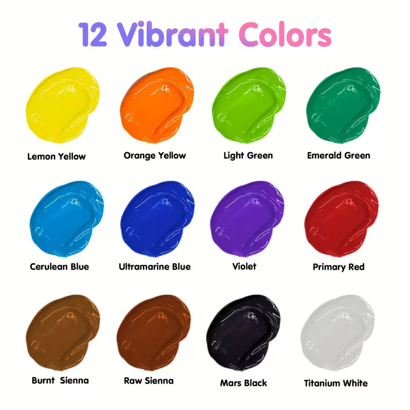 Acrylic Paint Set 12pcs