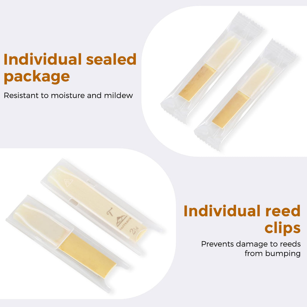 EASTROCK Bb Clarinet Reeds 2.5 10 Pack