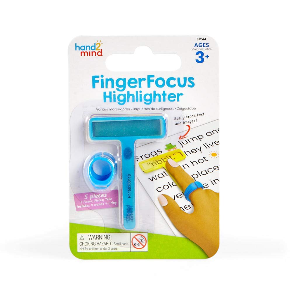 hand2mind FingerFocus Highlighter, Guided Reading Strips