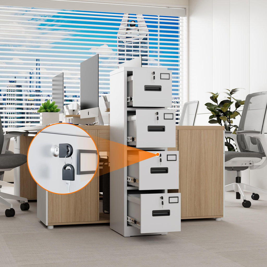 4 Drawer File Cabinet