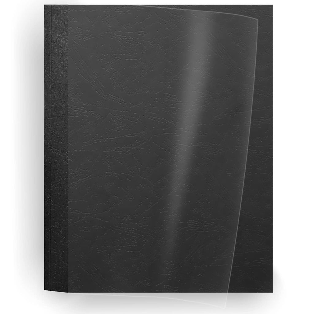 Binditek Thermal Binding Presentation Covers, 1/8 Inch Spine,Black, 20 Pack