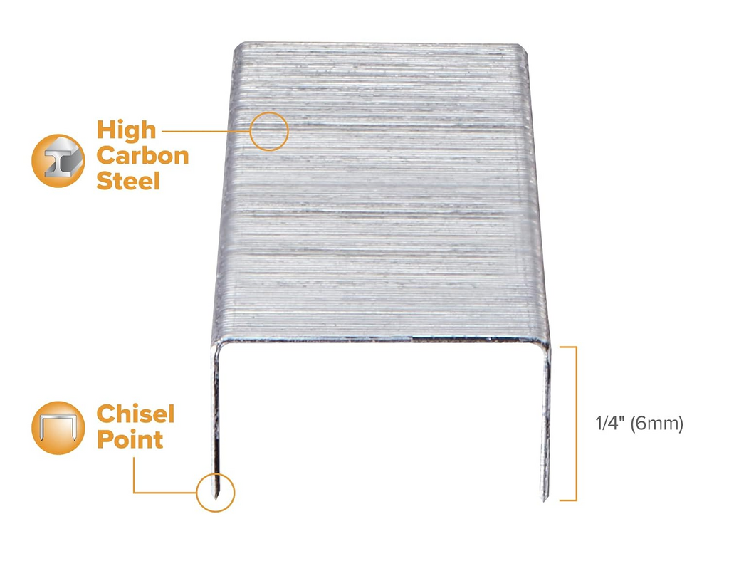 Bostitch Office Bostitch SBS1914CP Standard Staples, 1/4" Leg Length (Box of 5000)