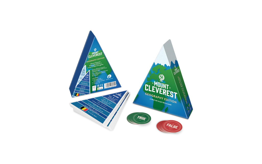 Mount Cleverest® Geography Edition | True or False Trivia Game