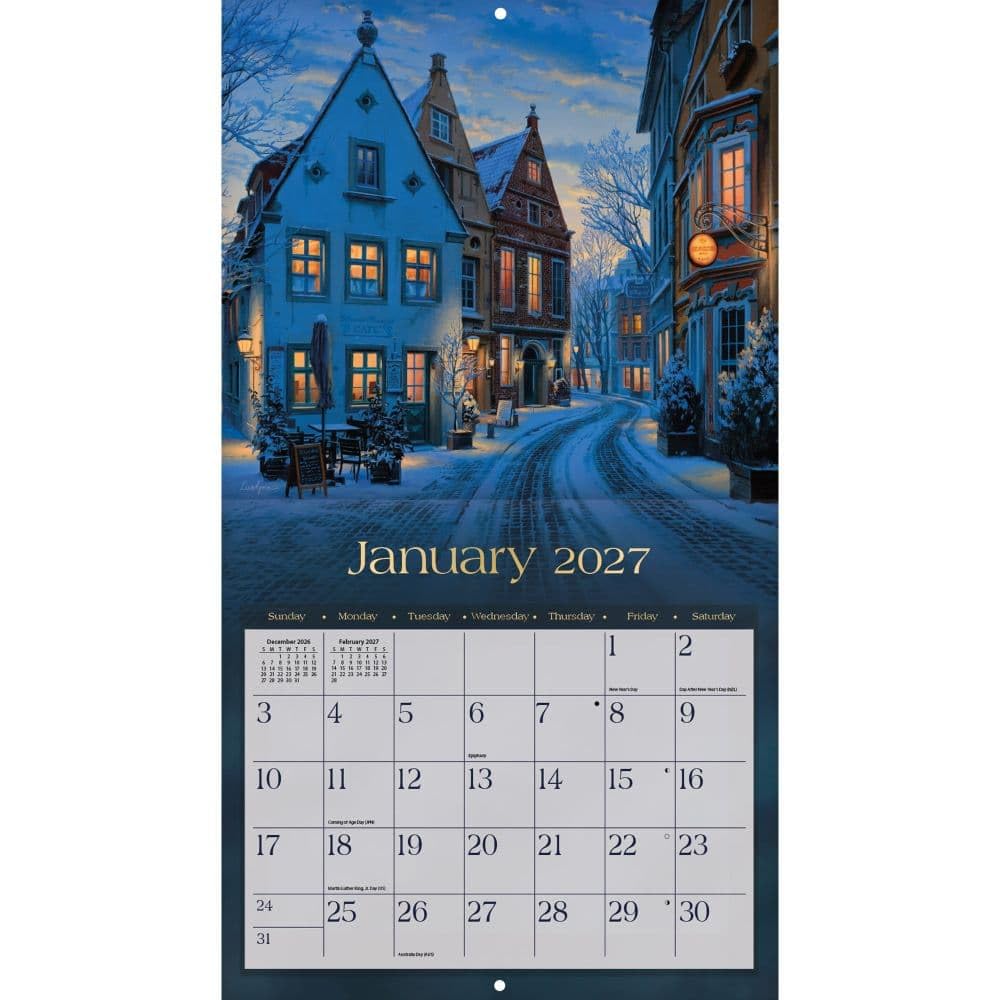 Around the World Special Edition 2027 Wall Calendar by Evgeny Lushpin