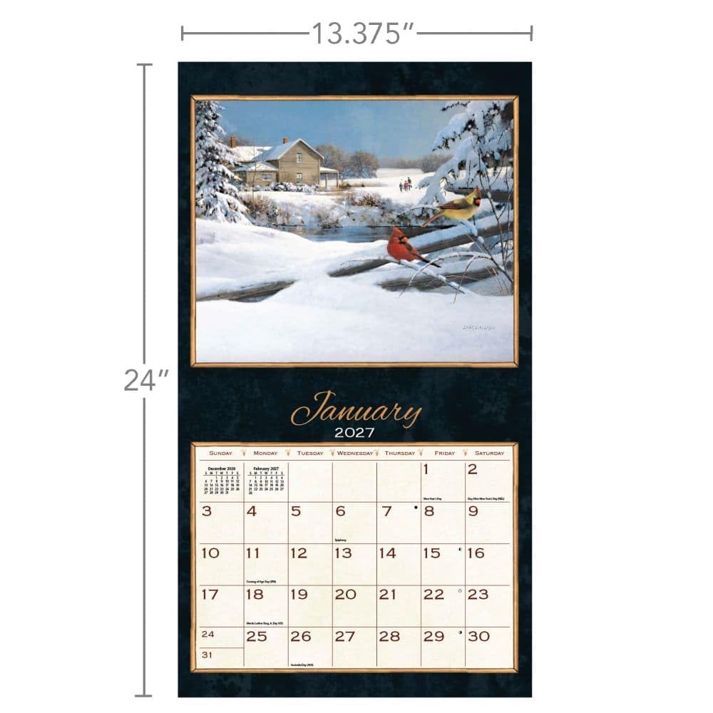 Treasured Times Special Edition 2027 Wall Calendar