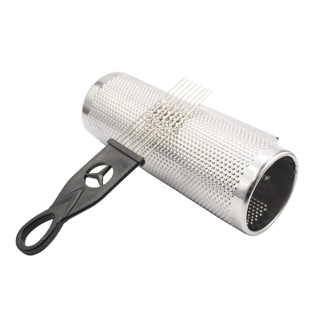 EASTROCK 8" 3" Stainless Steel Guiro Shaker with Scraper for Adult
