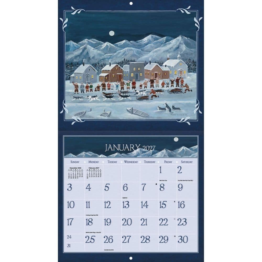 Lang Folk Art Special Edition 2027 Wall Calendar by Mary Singleton