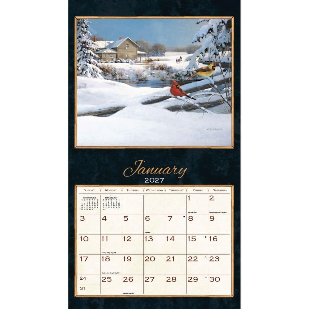 Treasured Times Special Edition 2027 Wall Calendar